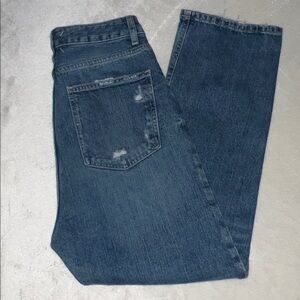 Zara Rib Cage Cropped Jeans Size 0